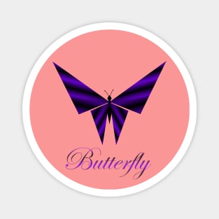 Metallic butterfly Magnet